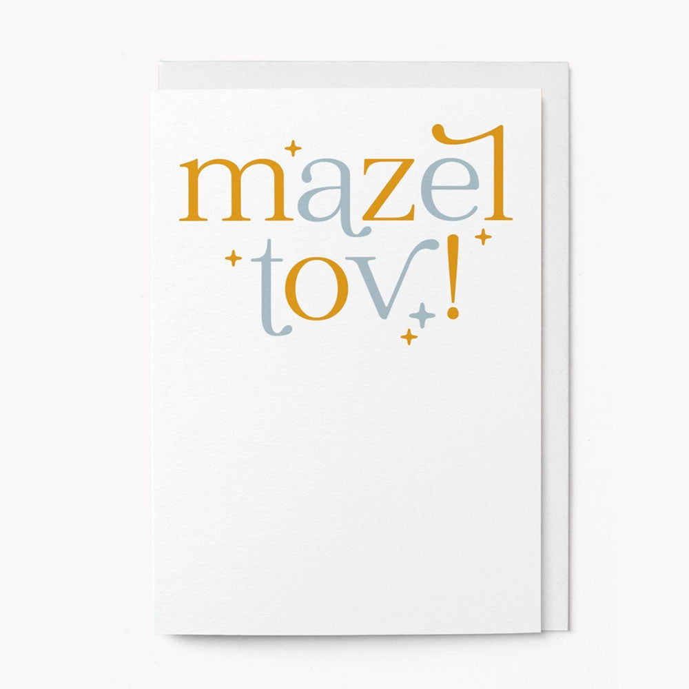 Mazel Tov Greeting Card