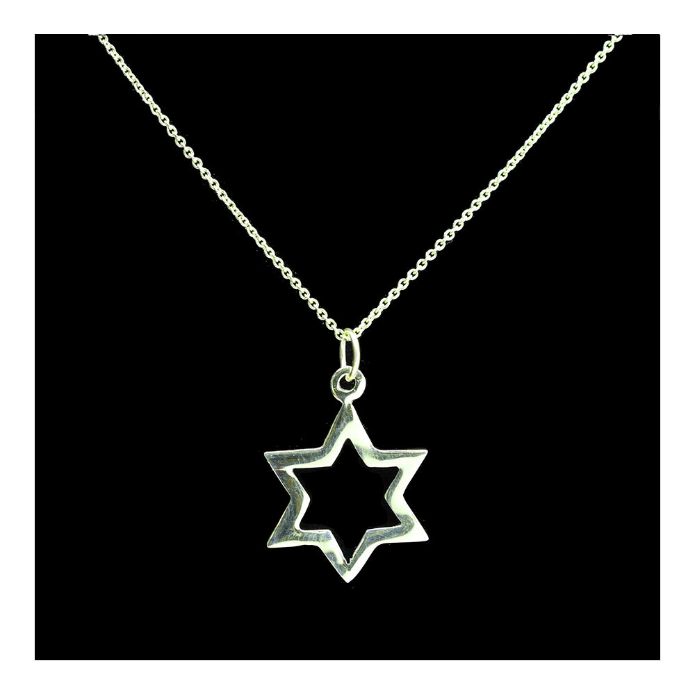 14K Gold Cut-Out Star of David