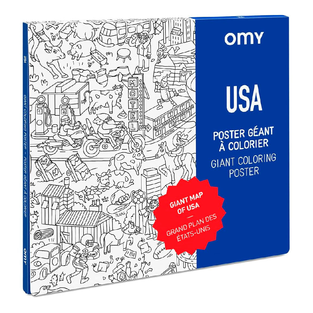 USA Giant Coloring Poster