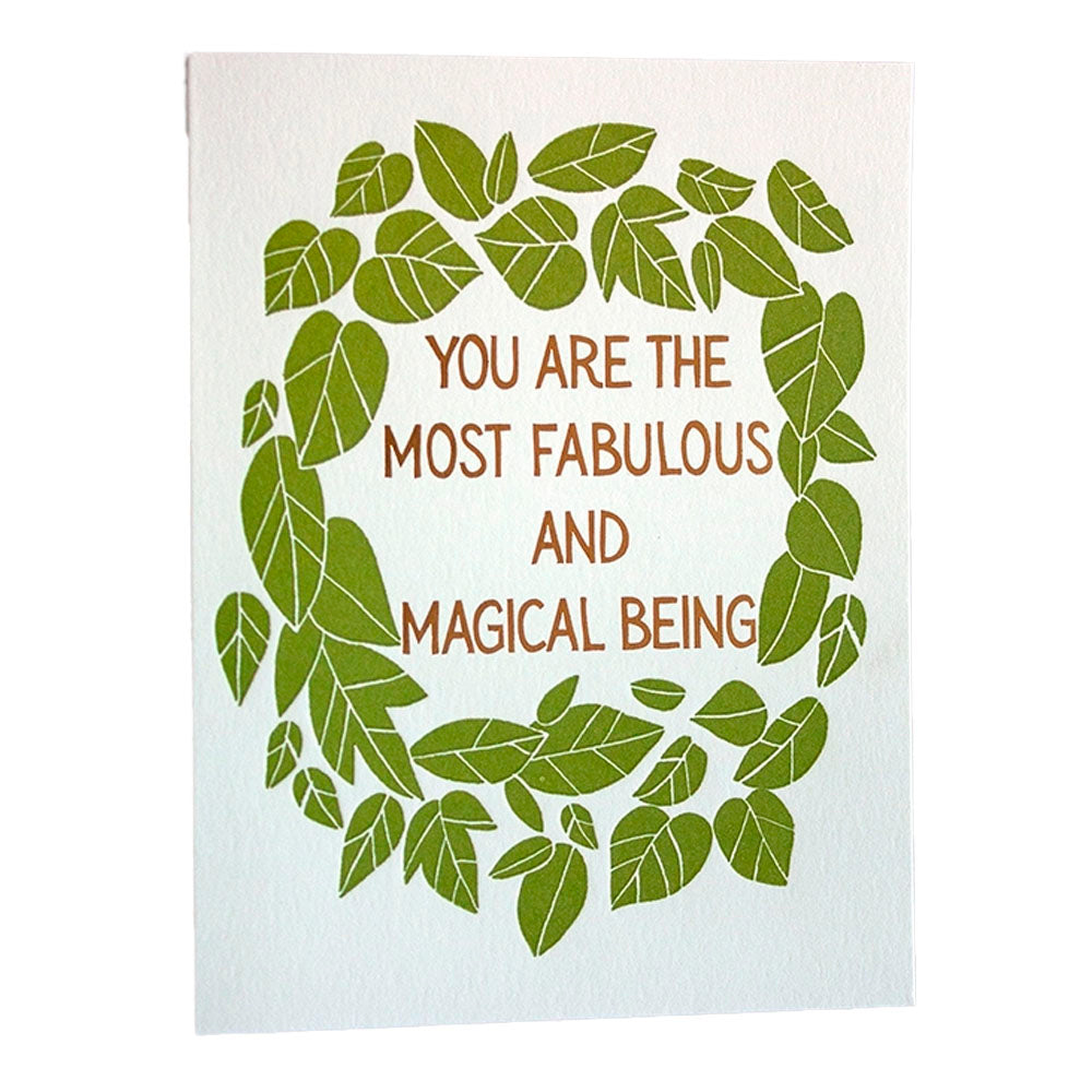 Fabulous and Magical Being Greeting Card
