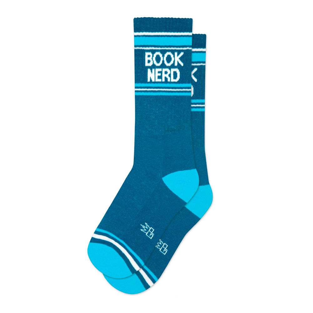 Book Nerd Gym Crew Socks