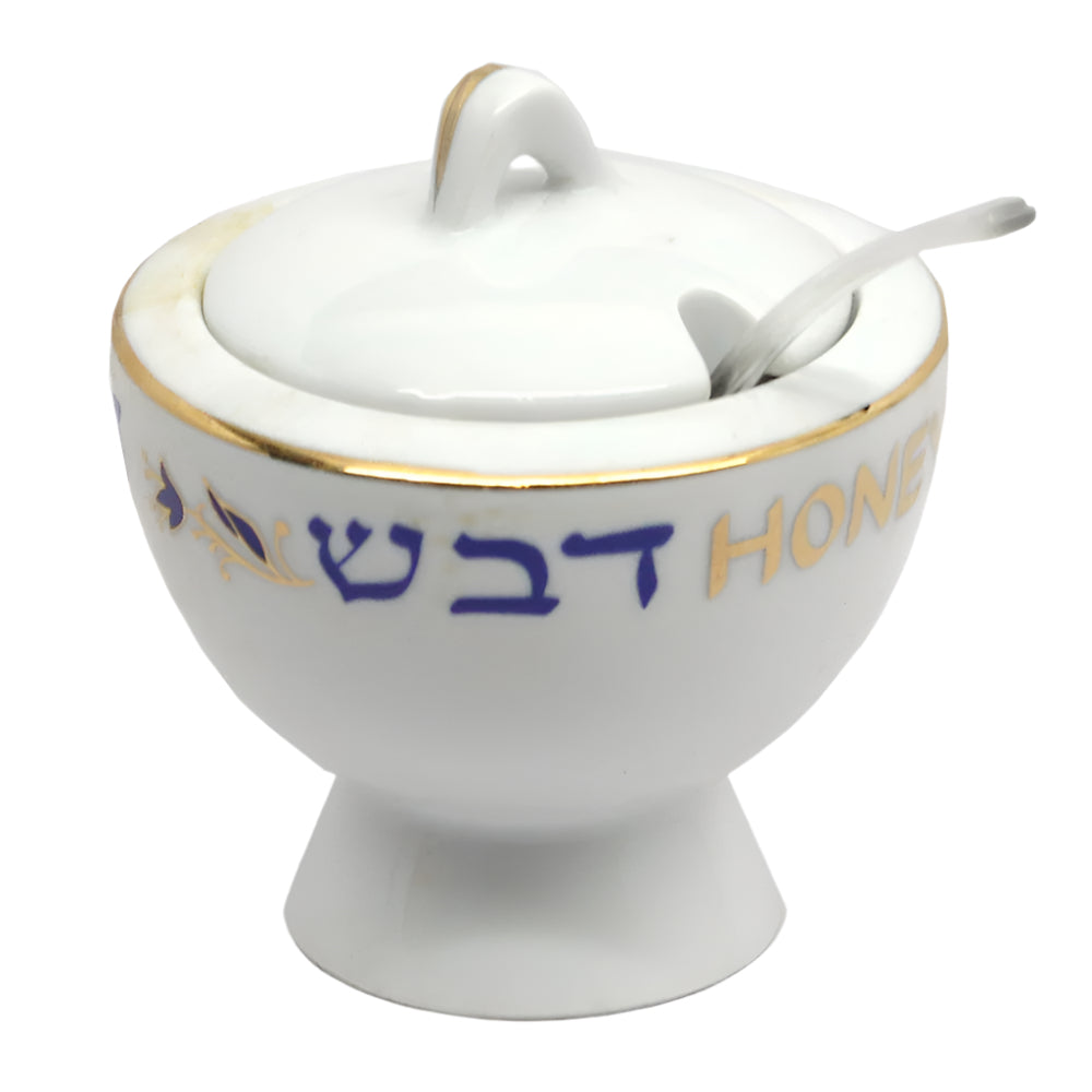 Honey Server in Porcelain