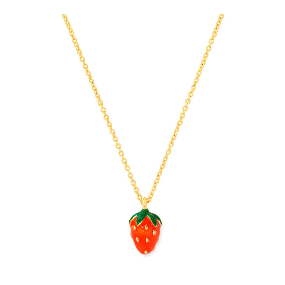 Strawberry Charm Necklace