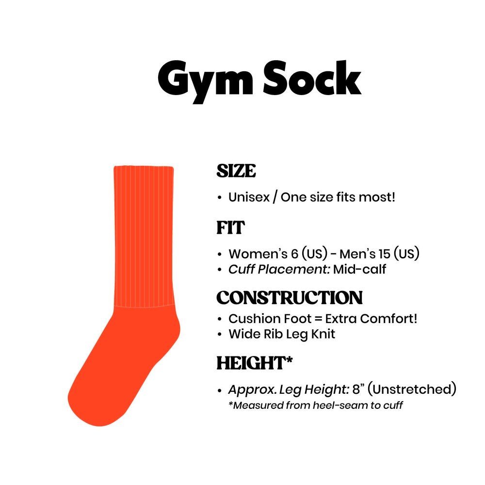 Good Grief Gym Crew Socks