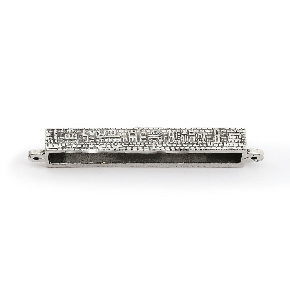 Mezuzah with Jerusalem Motif on Sides