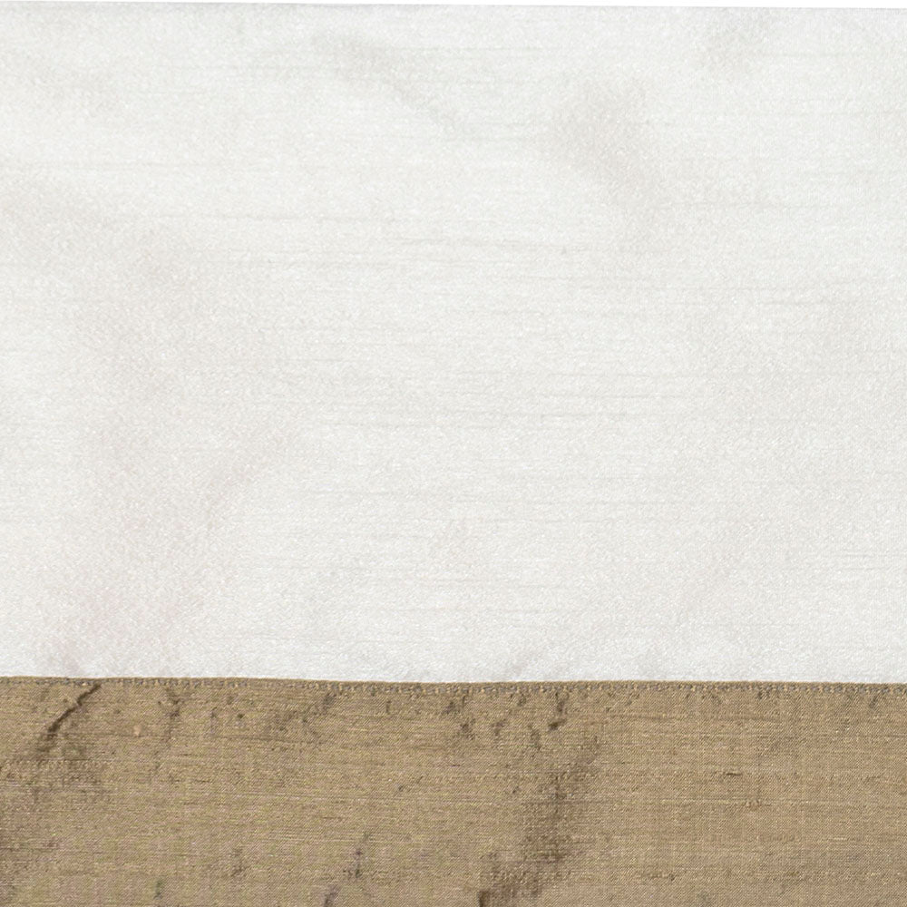 Cotton with Brass Satin Bands Tallit Set