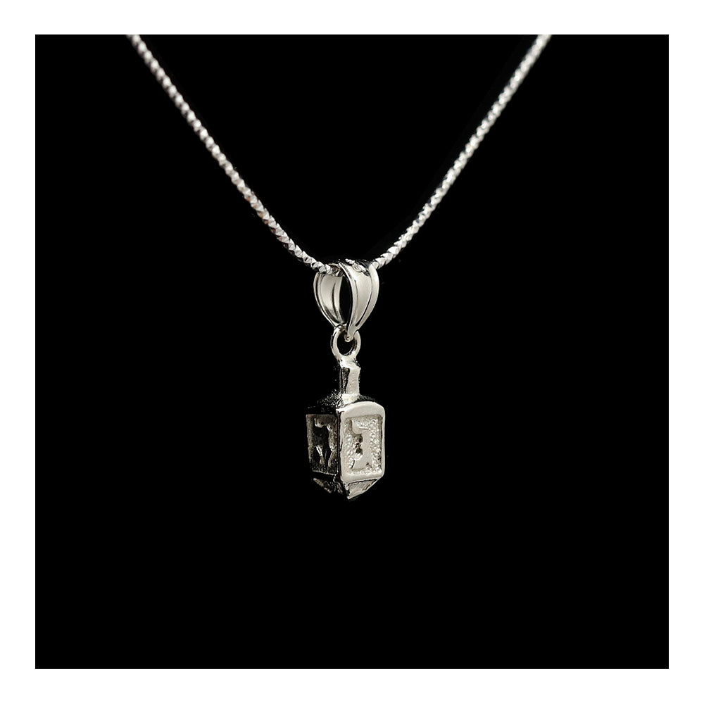 Mini Dreidel Necklace
