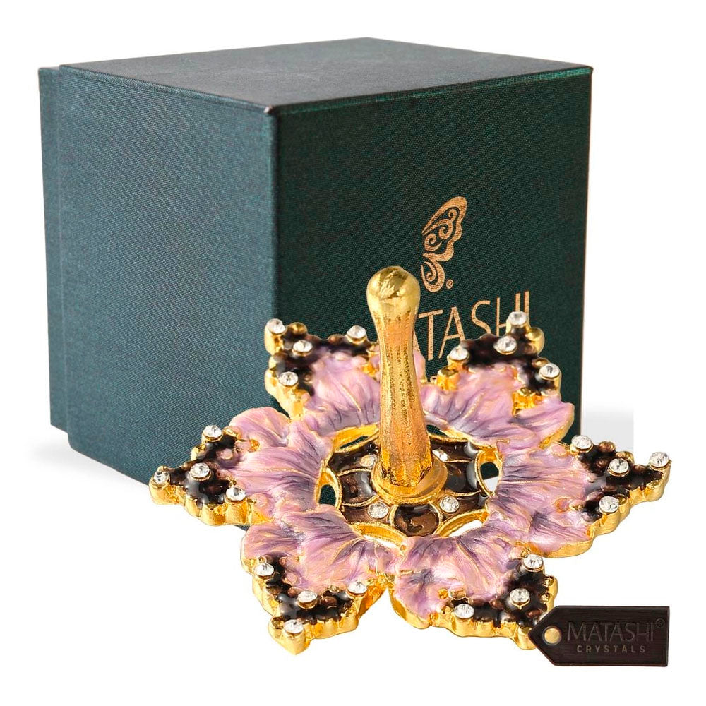 Enameled Flower Dreidel