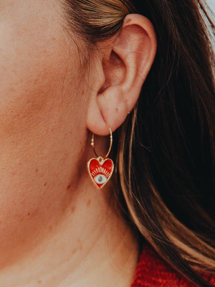 Protection Hoop Earrings