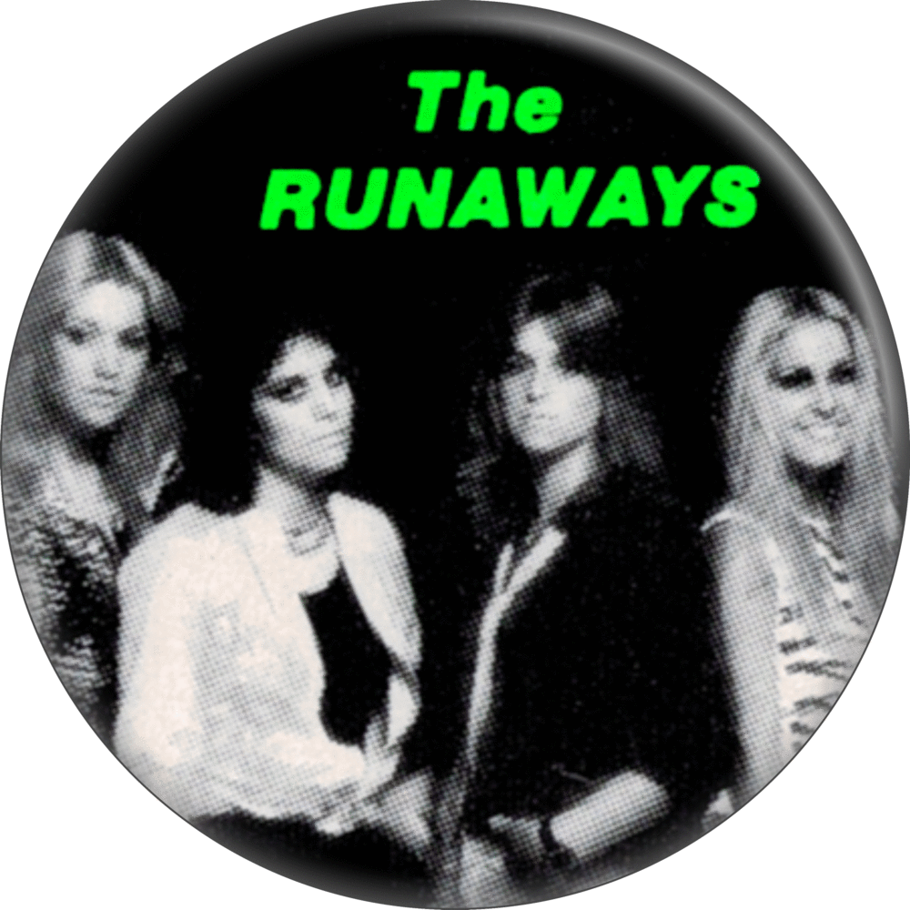 The Runaways/ Joan Jett Button Pin 1.25"