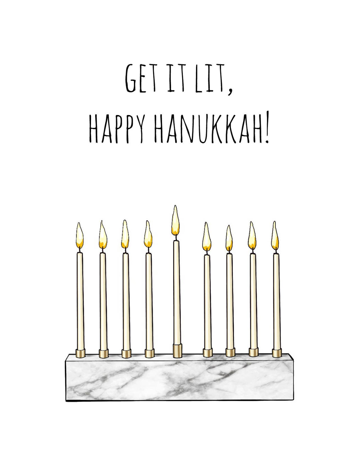Lit Hanukkah