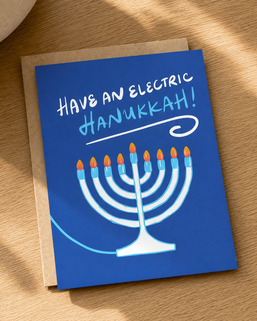 Have An Electric Hanukkah Holiday Card