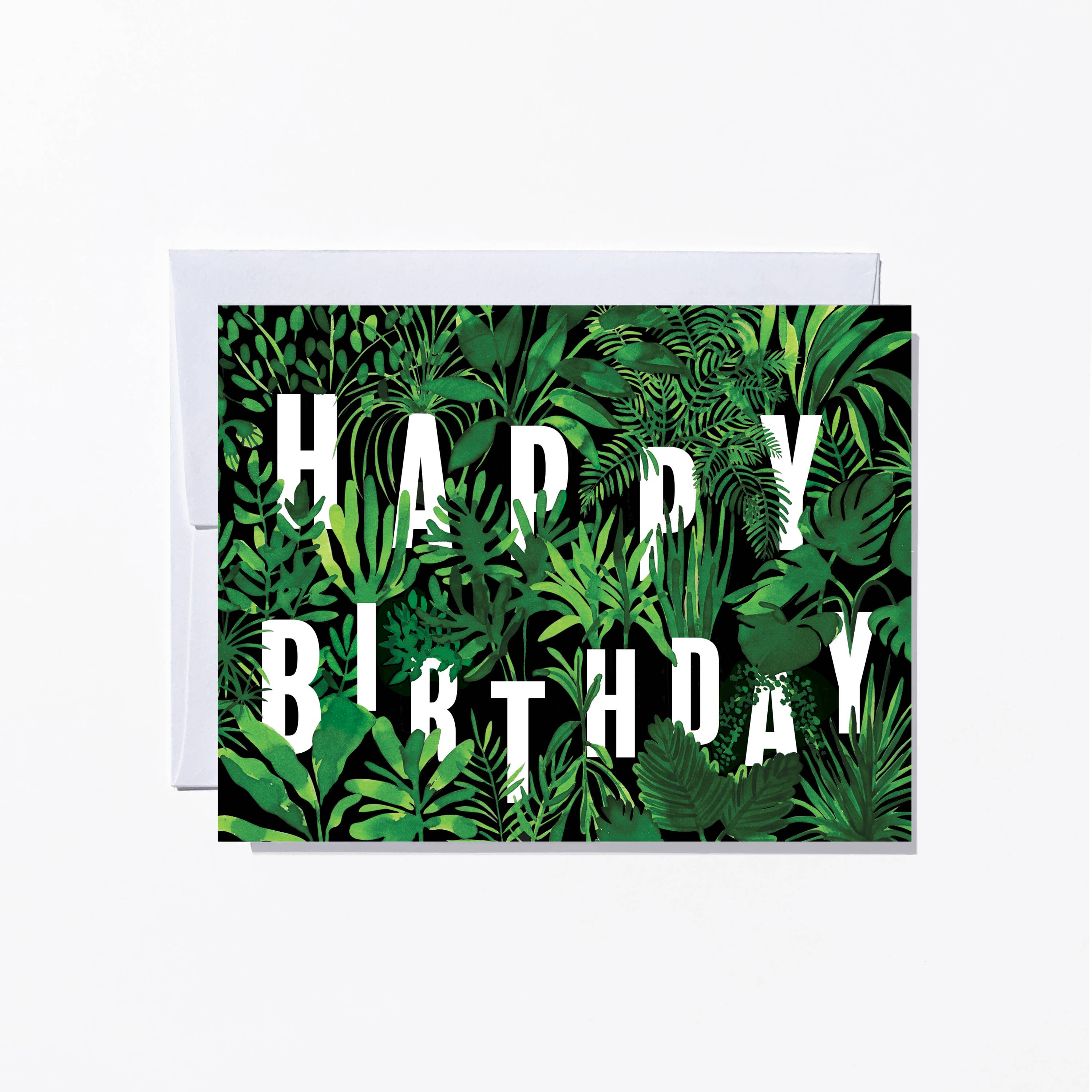 Plant Lovers Watercolor Birthday Card