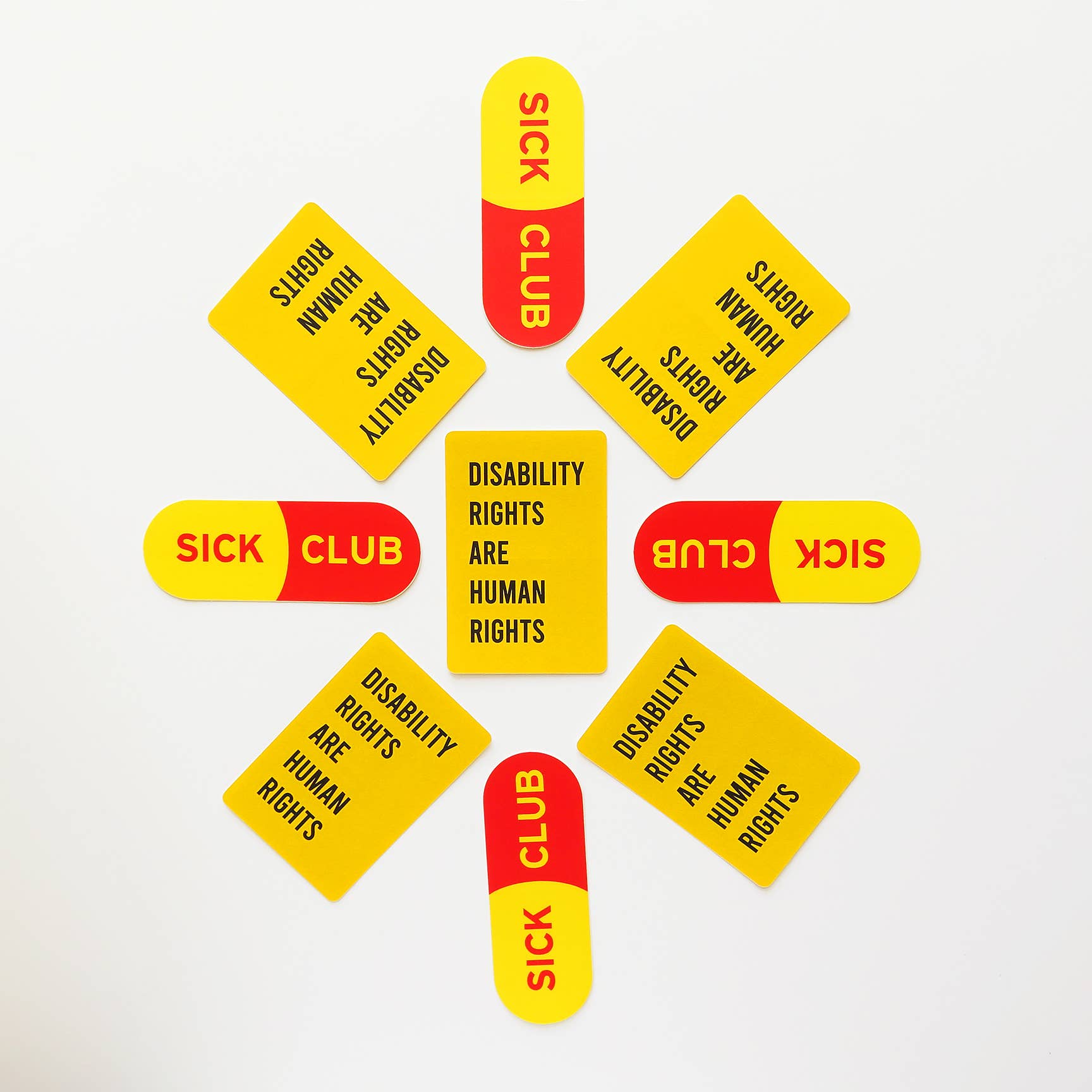 DISABILITY RIGHTS ARE HUMAN RIGHTS Sticker