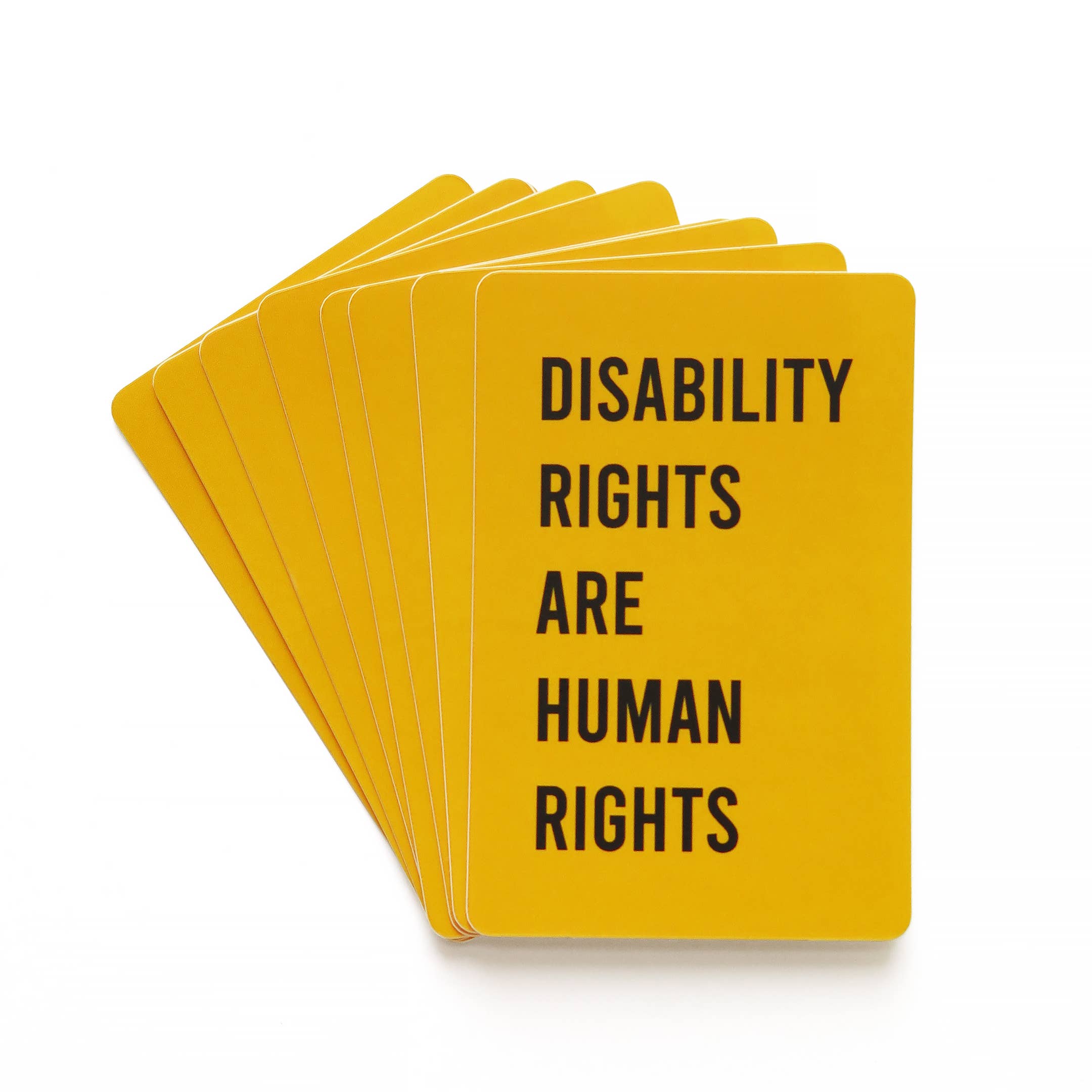 DISABILITY RIGHTS ARE HUMAN RIGHTS Sticker
