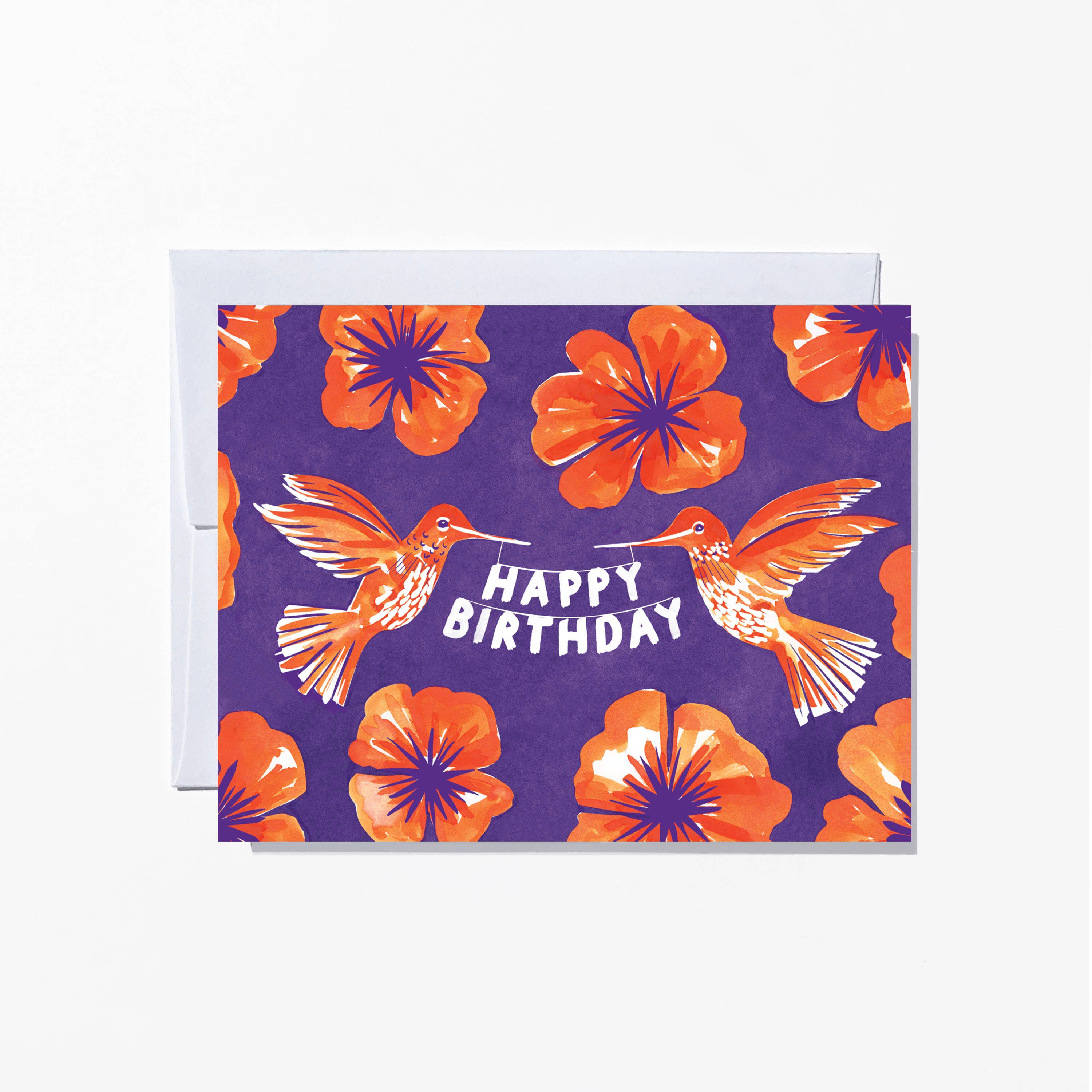 Hummingbird Group Birthday Card