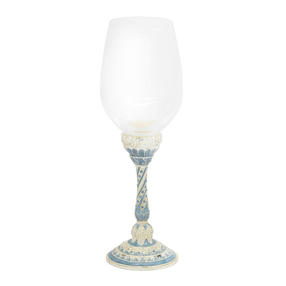 Capri Kiddush Cup in Light Blue