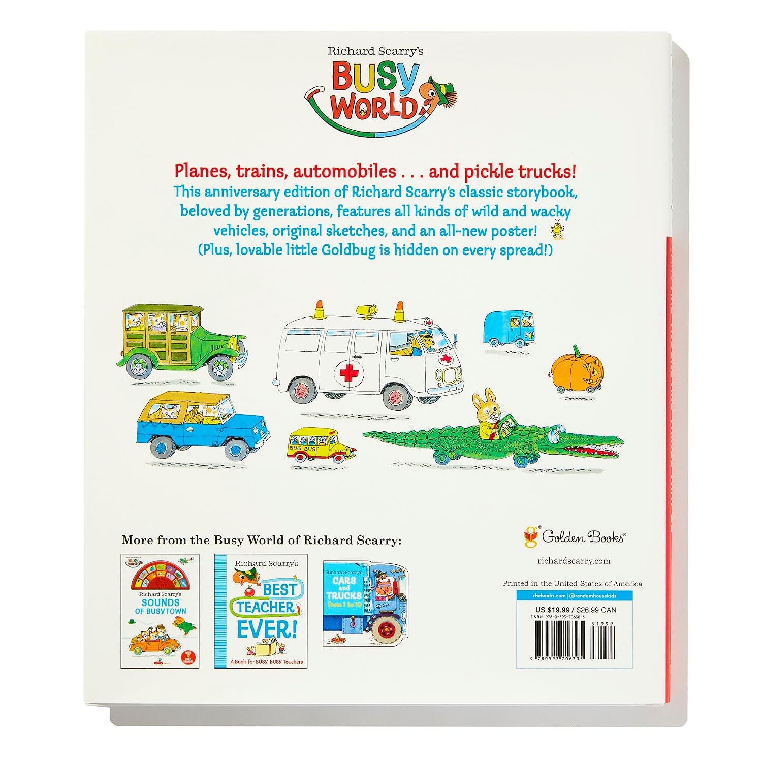 Richard Scarry's Cars and Trucks and Things That Go: 50th Anniversary Edition