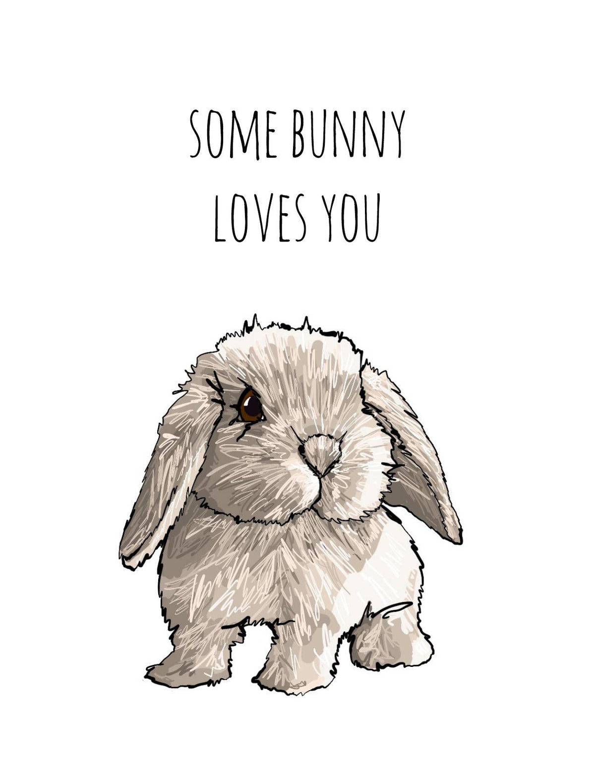 Some Bunny Loves You Love Card