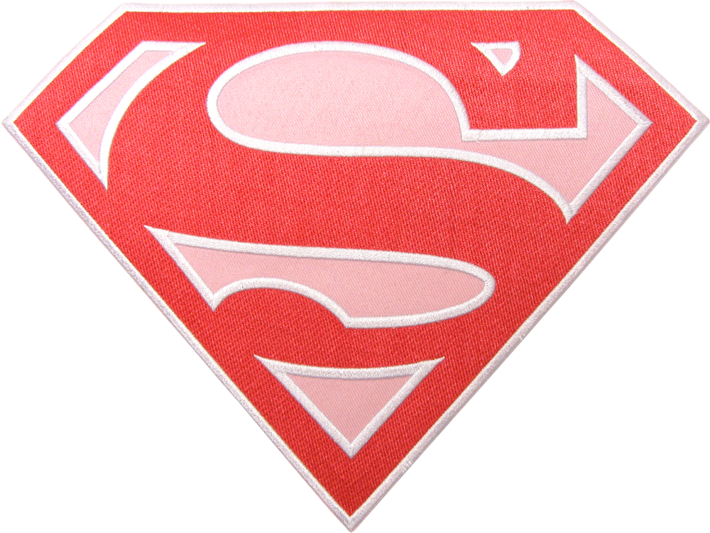 Supergirl - 10" Pink Logo Back Patch