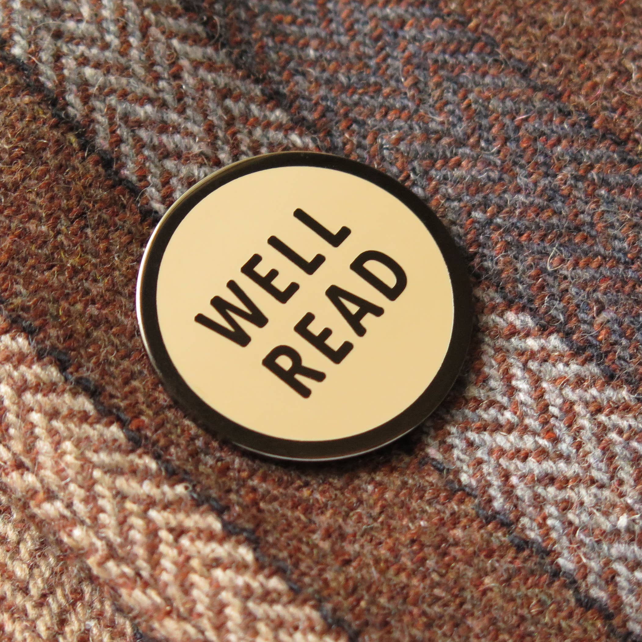 WELL READ Enamel Pin