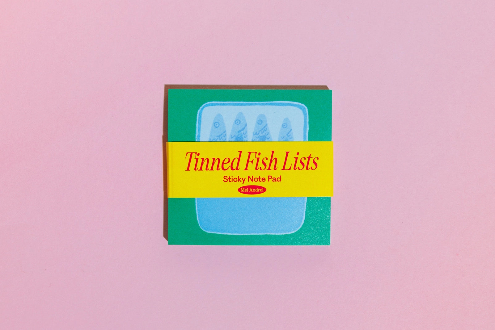 Tinned Fish Lists Sticky Notes