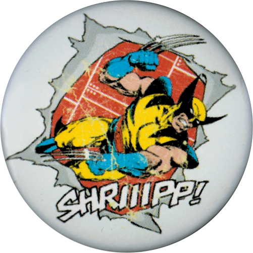 Wolverine 1.25" Button Pin