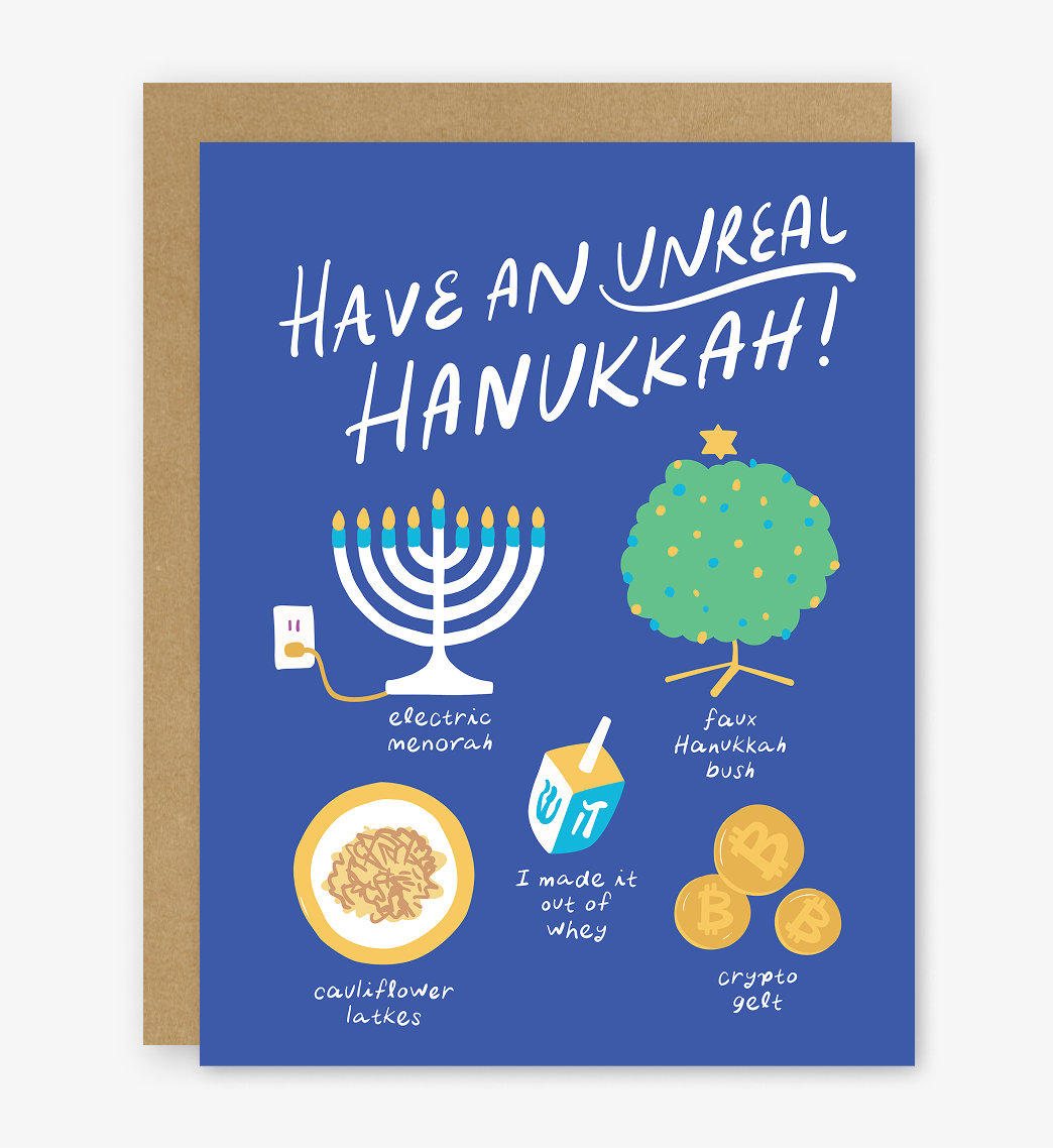 Have an Unreal Hanukkah Holiday Card