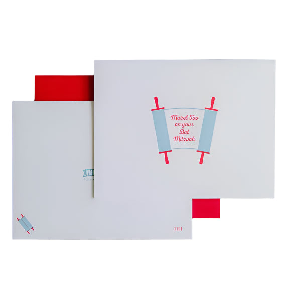 Torah Bat Mitzvah Greeting Card