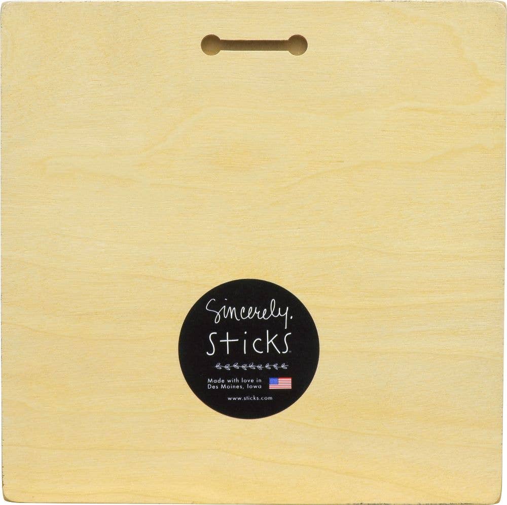 Happy Hanukkah Wall Plaque 9x9"