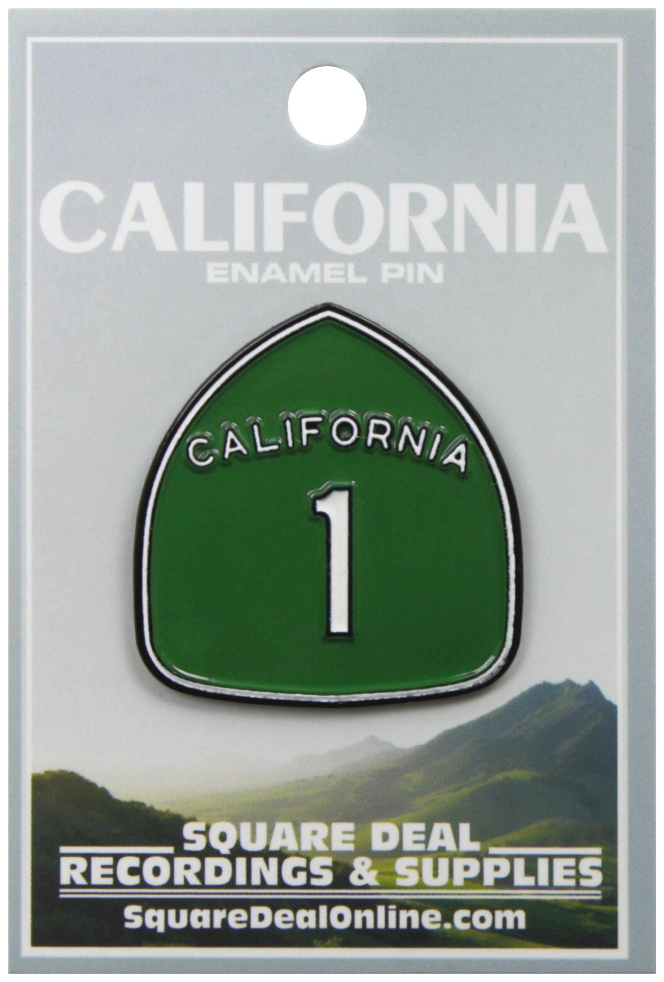 California Highway 1 Enamel Pin