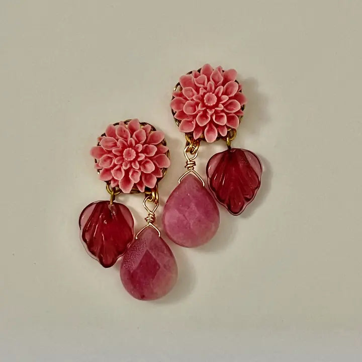 Peony Earrings