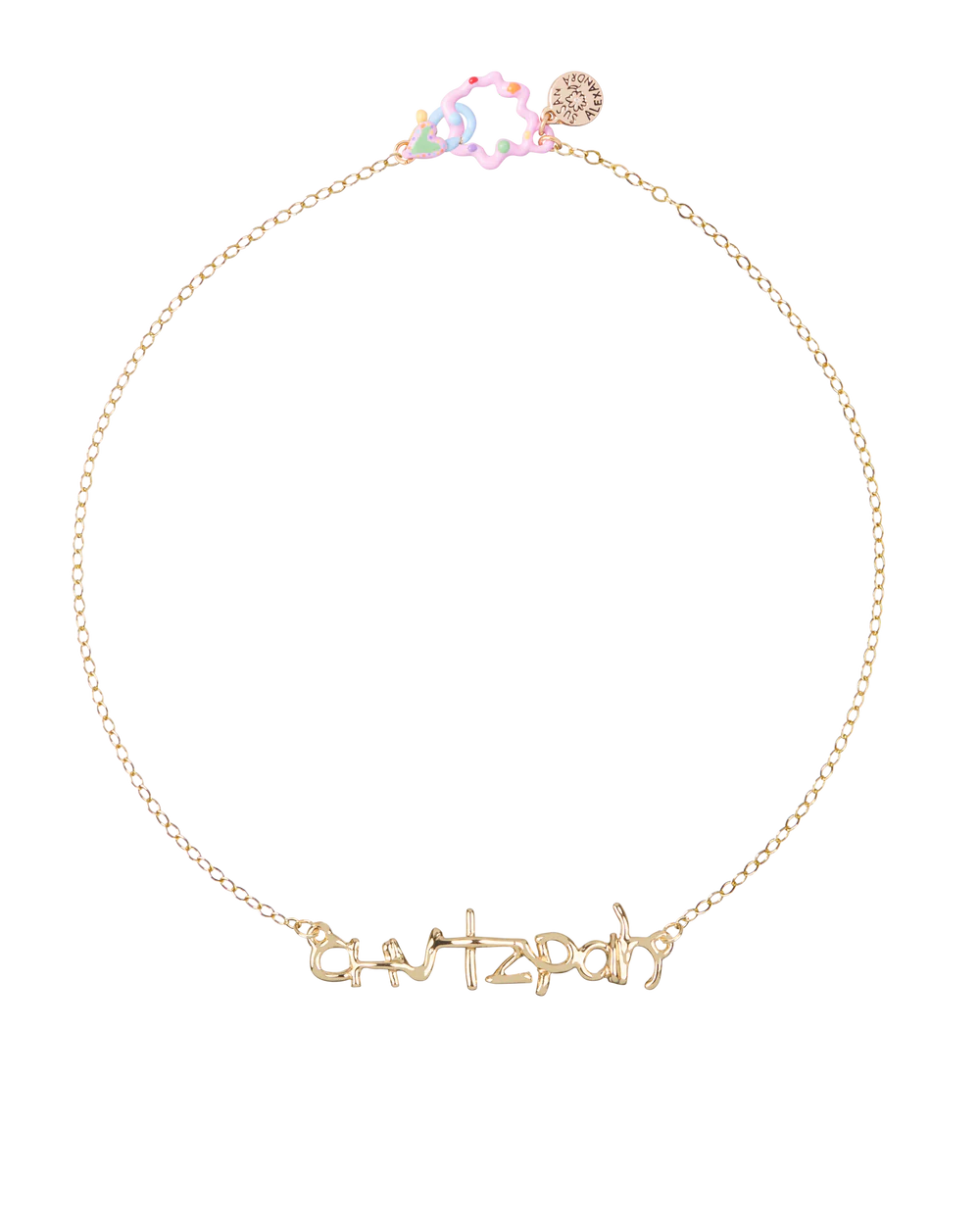 Chutzpah Necklace in Bronze