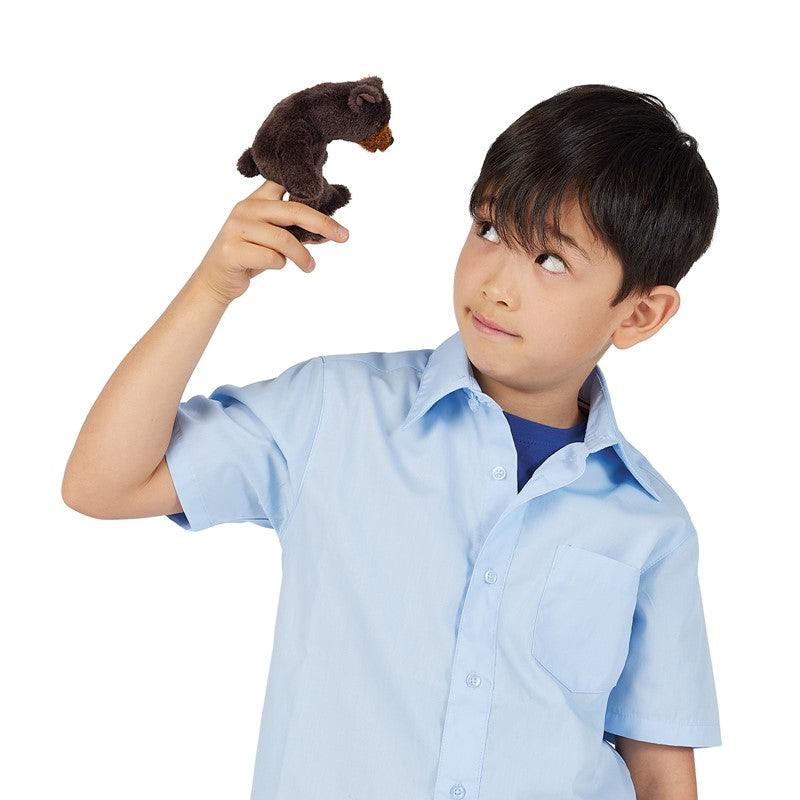 Mini Sitting Bear Finger Puppet