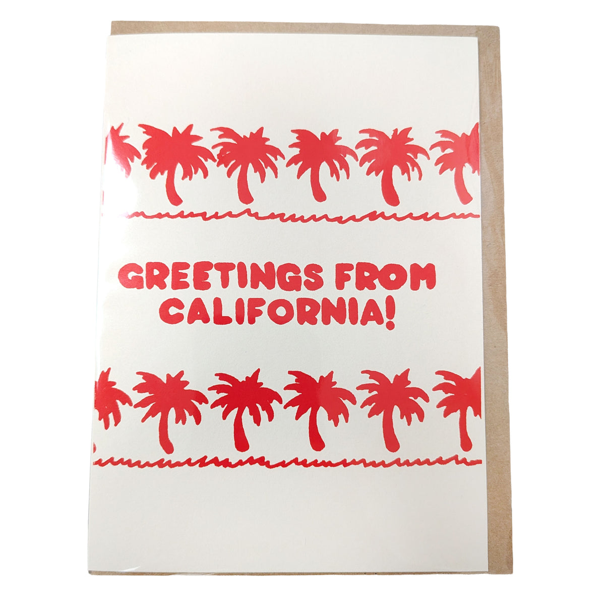 Greetings from California (Palms) Greeting Card