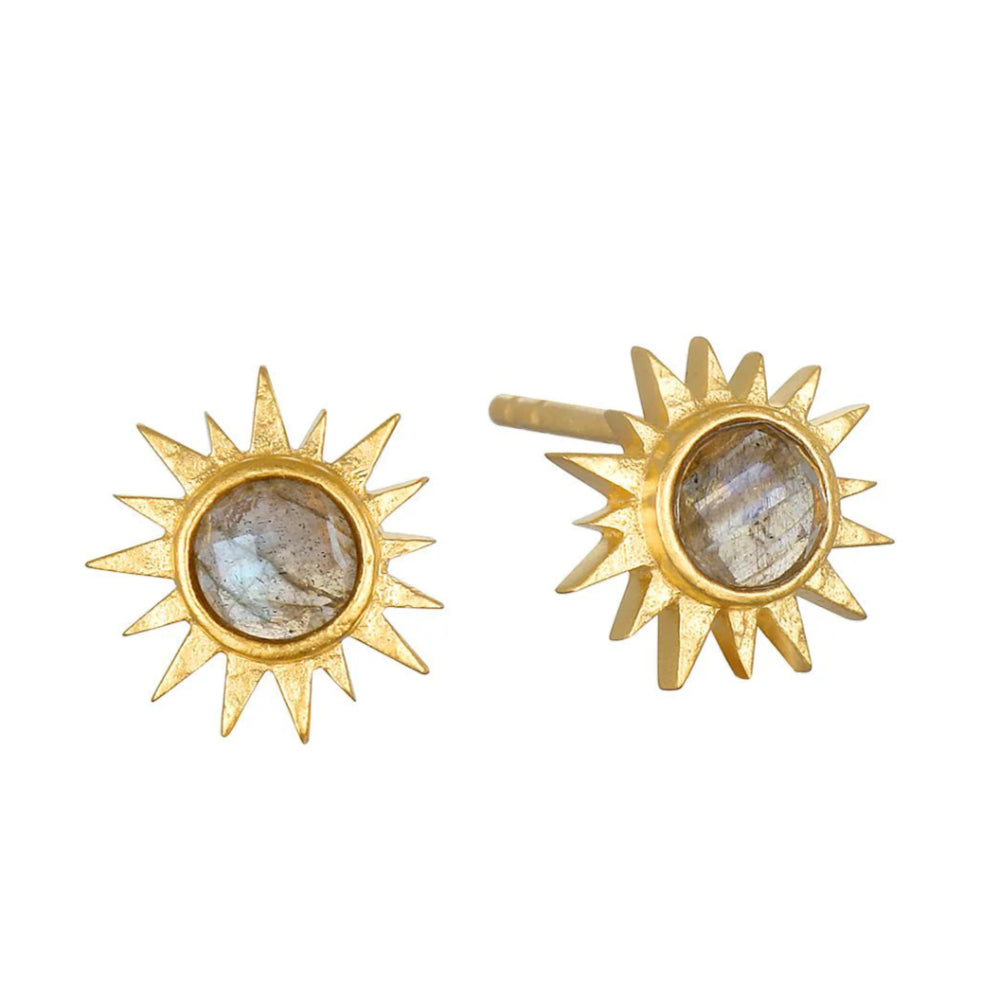Light Seeker Labradorite Starburst Earrings