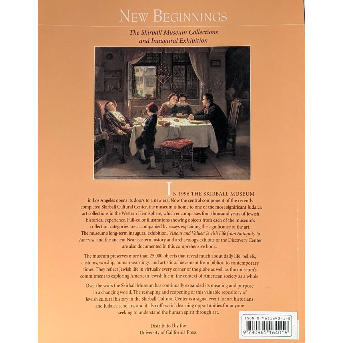 New Beginnings: The Skirball Collection and Inaugural Exhibition - Paperback