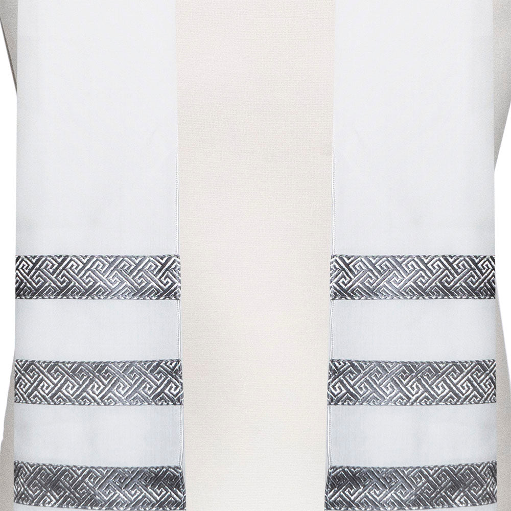 Michigan (Gray Triple Stripe) Tallit Set