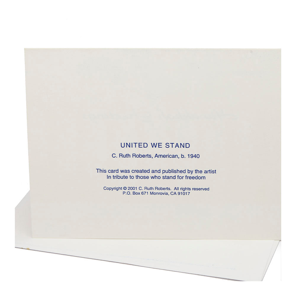 Greeting Card "United We Stand" by Ruth Roberts