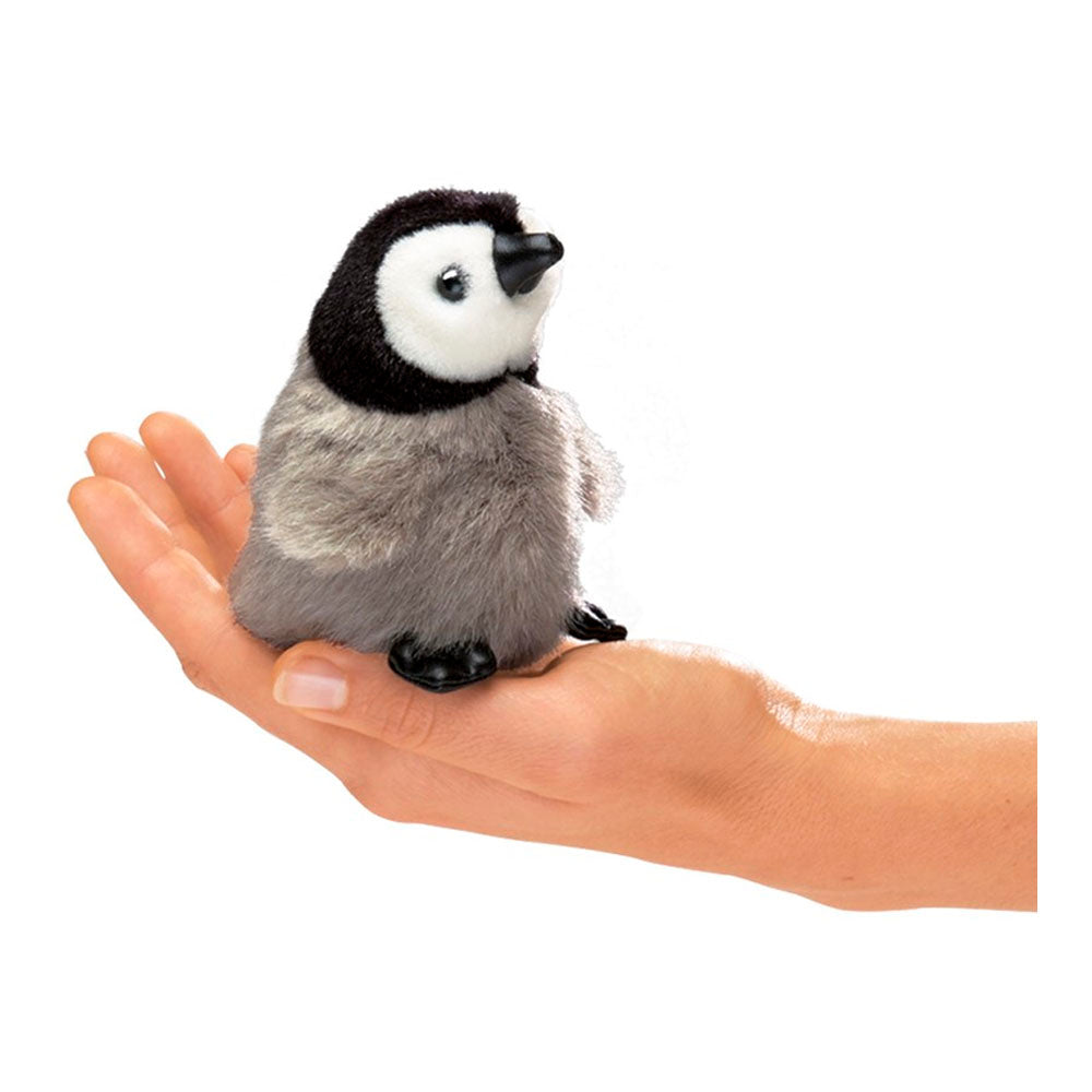 Mini Baby Emperor Penguin Finger Puppet