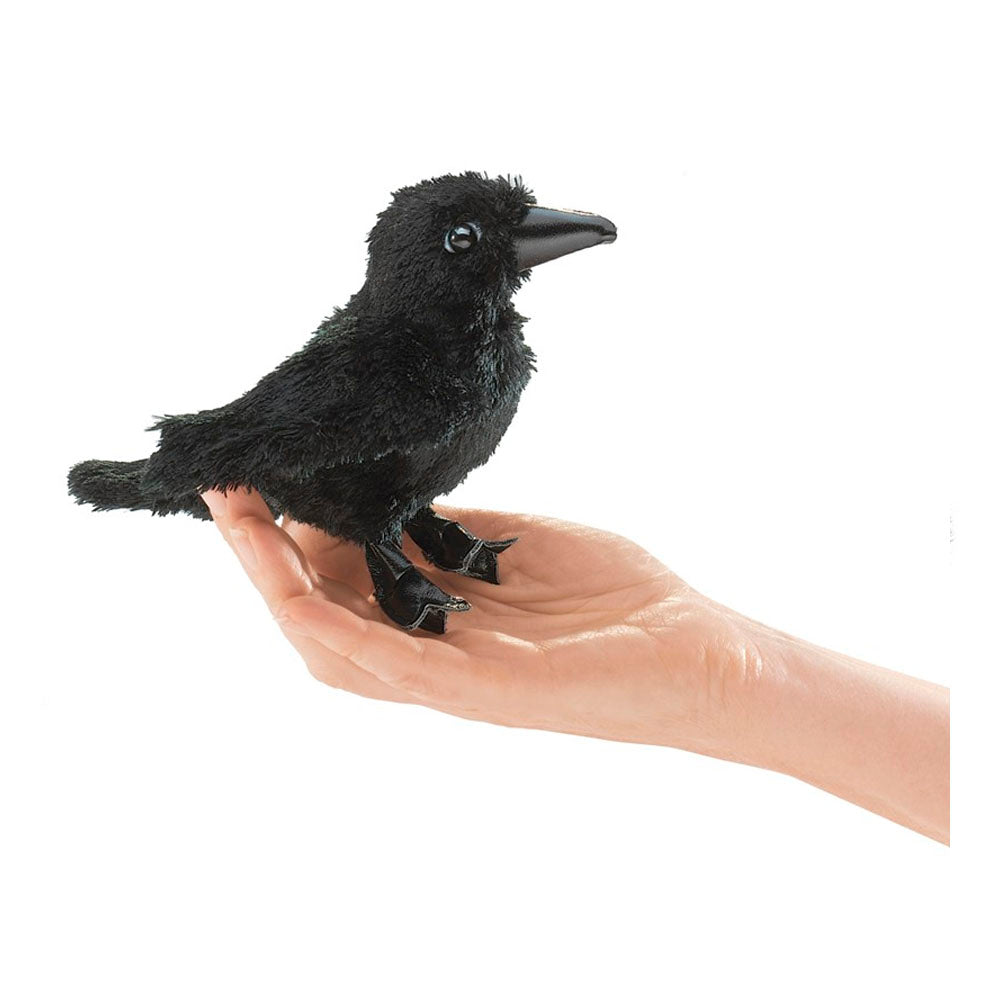 Mini Raven Finger Puppet