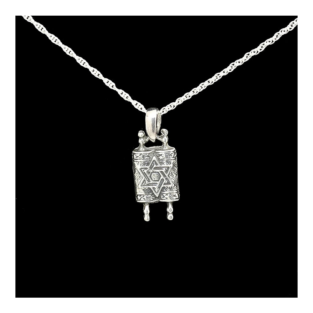 Torah Scroll Necklace
