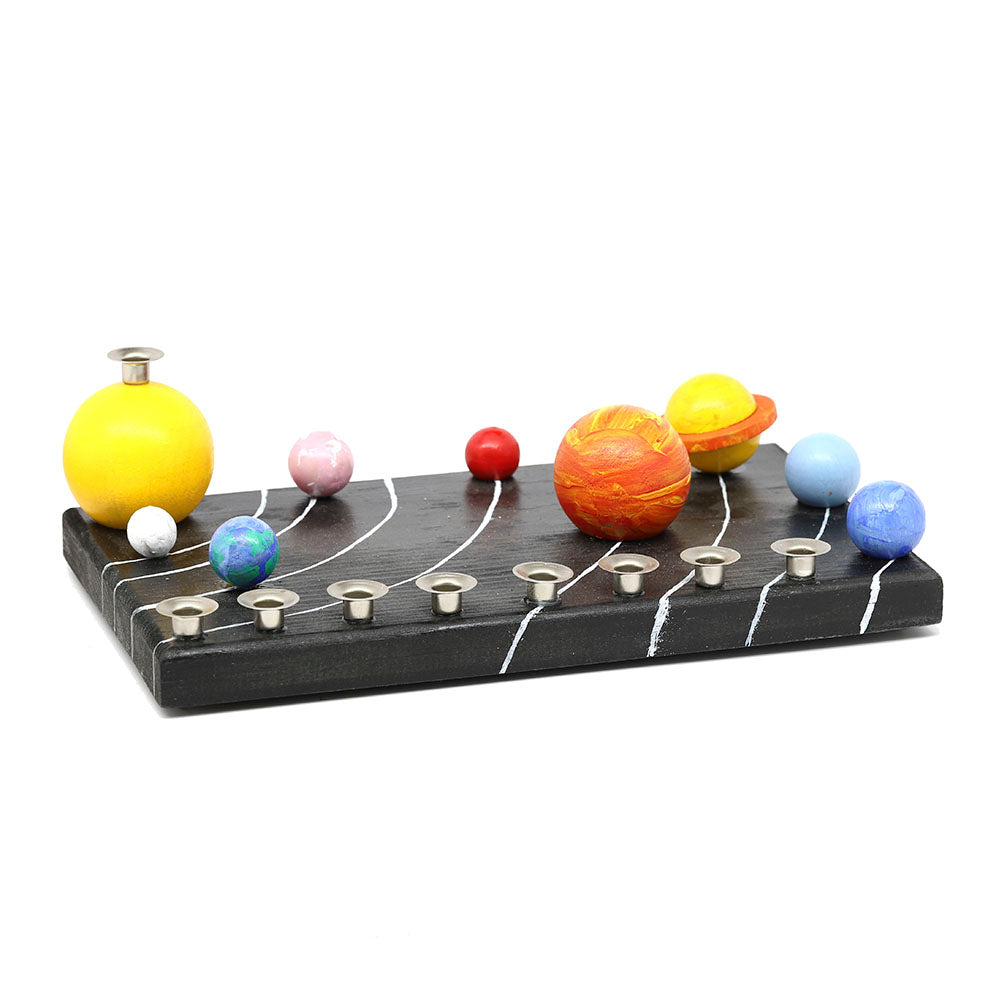 Make Your Own Solar System Hanukkiah