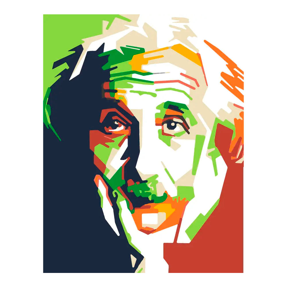 Paint by Numbers: Albert Einstein