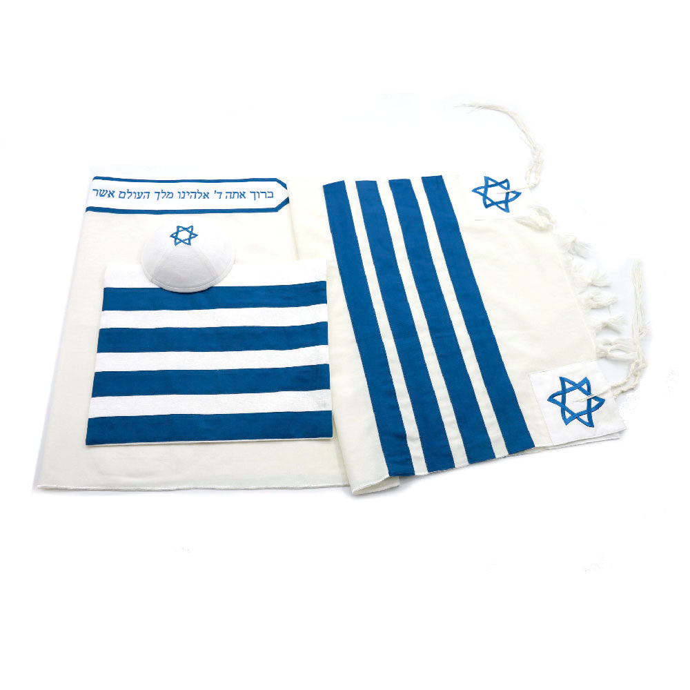 Connecticut (Blue Stripe) Tallit Set