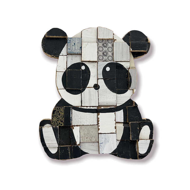 Wood Block Panda