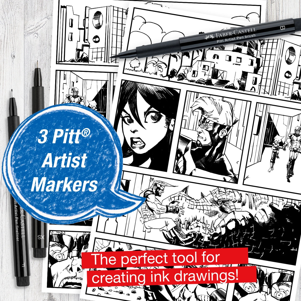 Comic Illustration Set: Create Your Own Comics