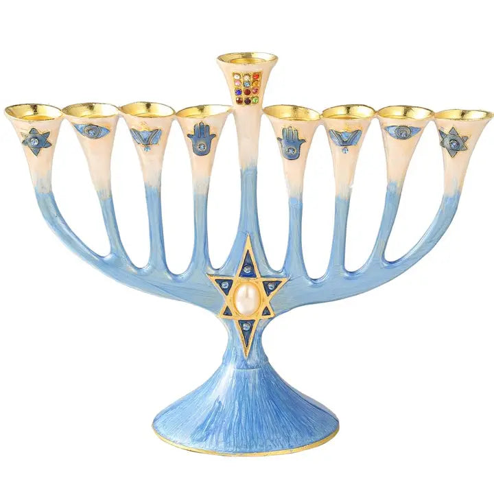 Symbols of Judaism Hanukkiah