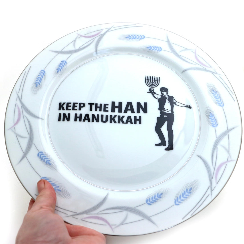 Keep the Han in Hanukkah Plate