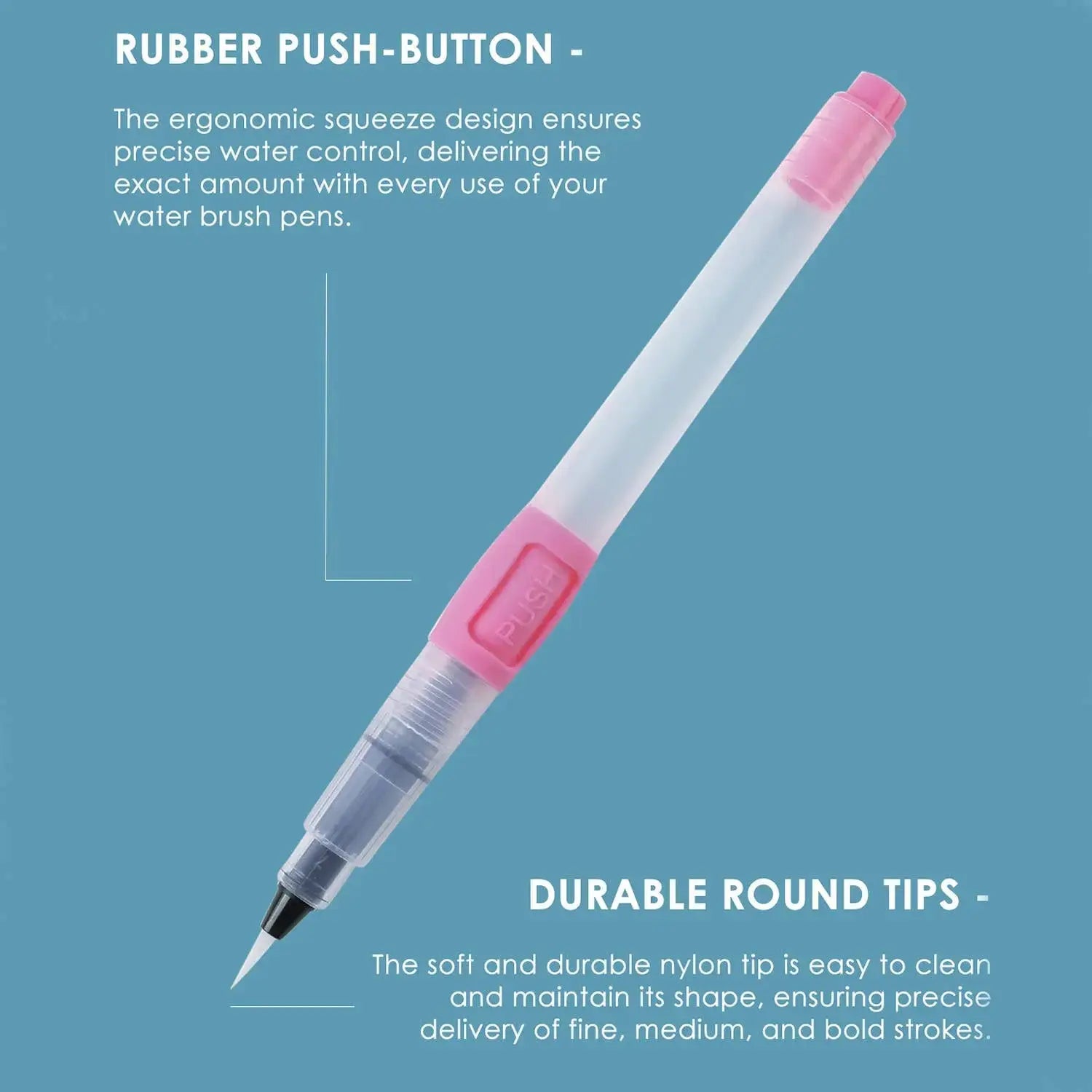 Premium Water Brush Pen Set Of 3